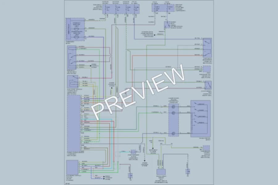 2007 Subaru Forester Cruise Control wiring diagram preview