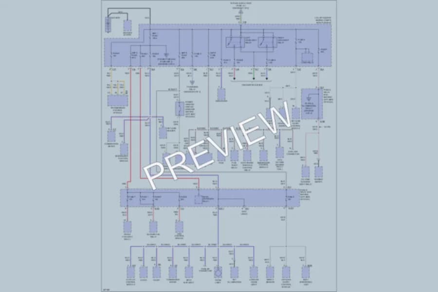 2007 Subaru Forester Power Distribution wiring diagram preview