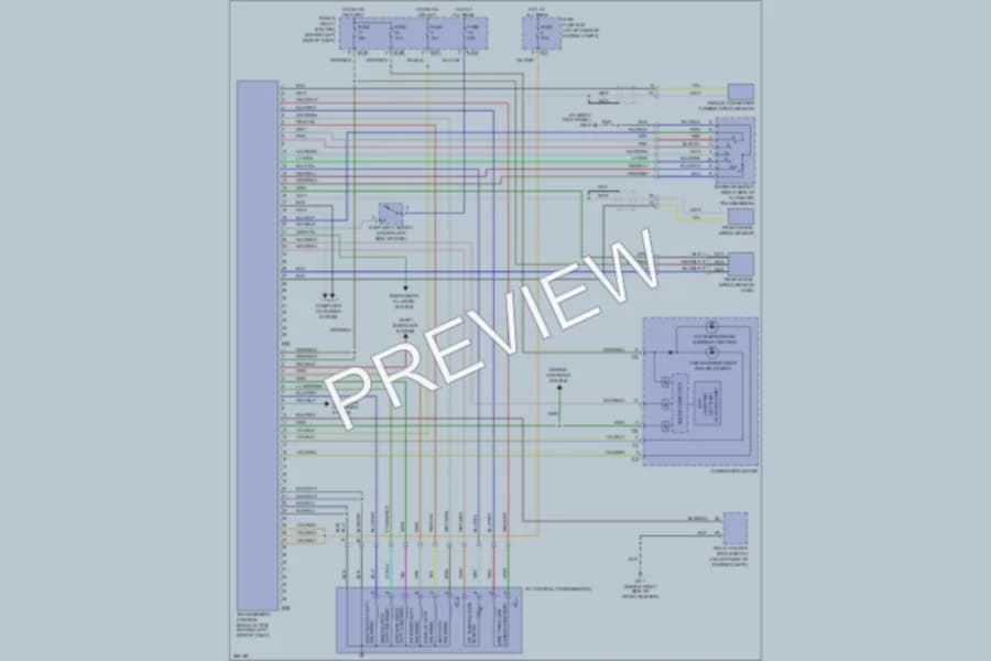 2007 Subaru Forester Transmission wiring diagram preview