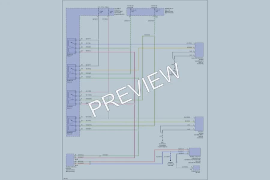 2007 Subaru Impreza Cooling Fan wiring diagram preview