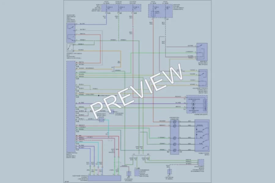 2007 Subaru Impreza Cruise Control wiring diagram preview