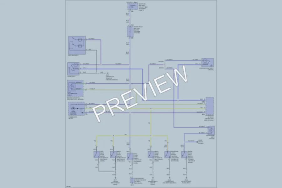 2007 Subaru Impreza Interior Lights wiring diagram preview