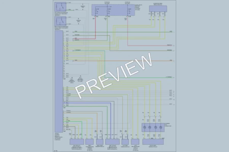 2007 Subaru Impreza Supplemental Restraints wiring diagram preview