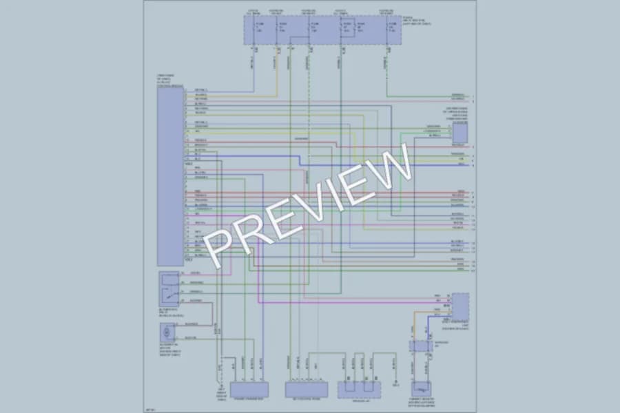 2007 Subaru Legacy Air Conditioning wiring diagram preview