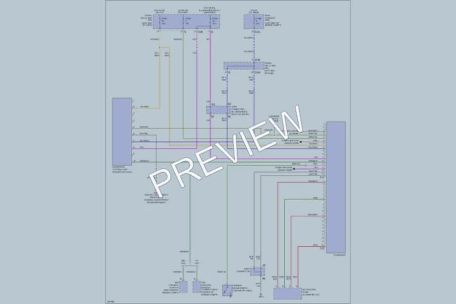2007 Subaru Legacy Navigation wiring diagram preview