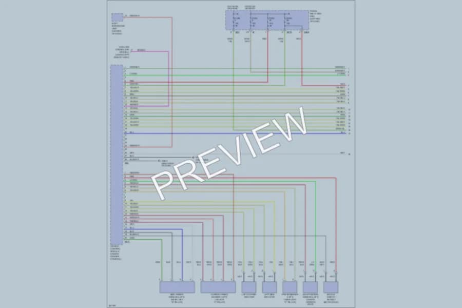2007 Subaru Legacy Supplemental Restraints wiring diagram preview