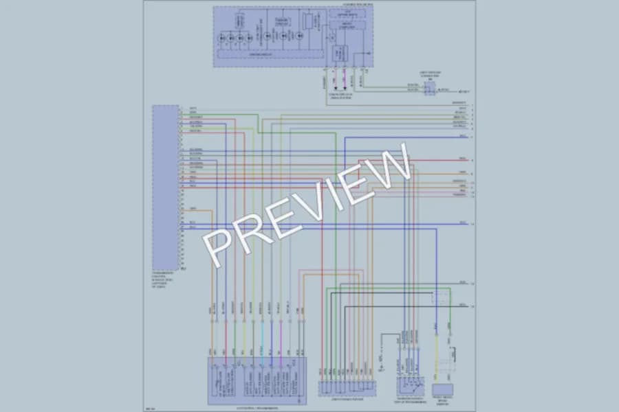 2007 Subaru Legacy Transmission wiring diagram preview