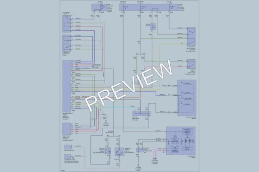 2007 Subaru Outback Cruise Control wiring diagram preview