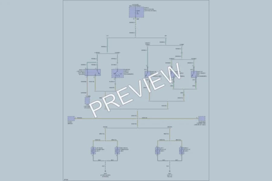 2007 Subaru Outback Exterior Lights wiring diagram preview