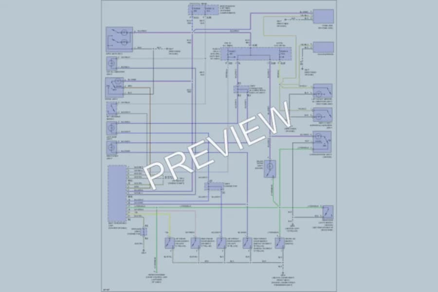 2007 Subaru Outback Interior Lights wiring diagram preview