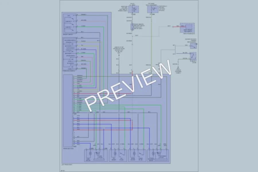2007 Subaru Outback Memory Systems wiring diagram preview