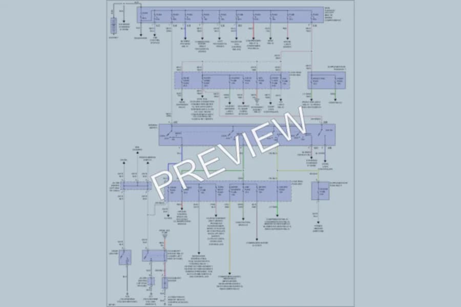 2007 Suzuki Aerio Power Distribution wiring diagram preview