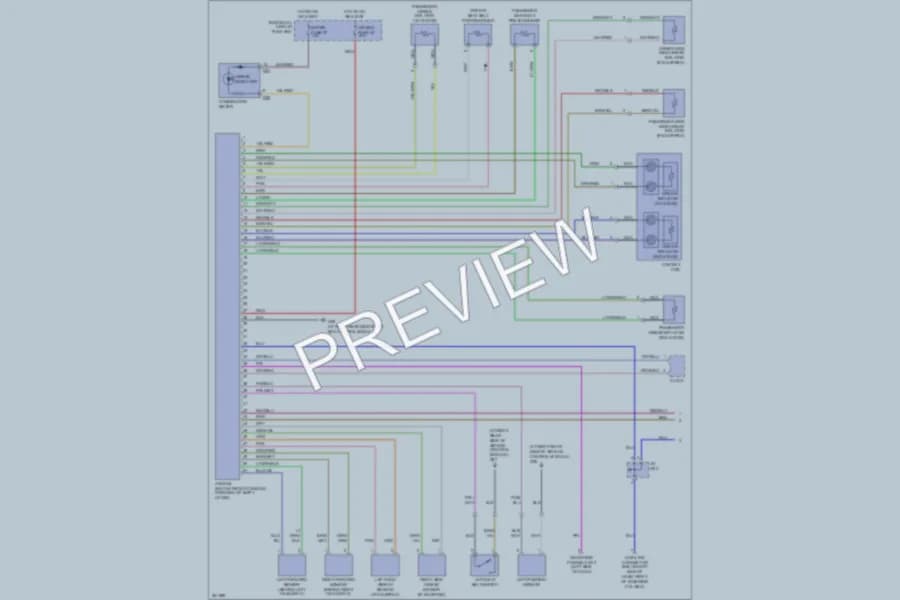 2007 Suzuki Aerio Supplemental Restraints wiring diagram preview