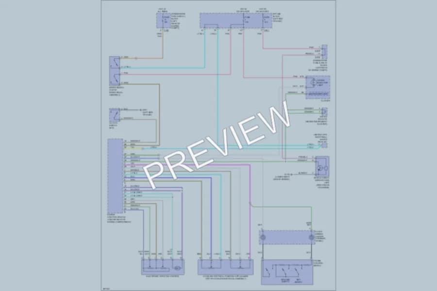 2007 Suzuki Forenza Cruise Control wiring diagram preview