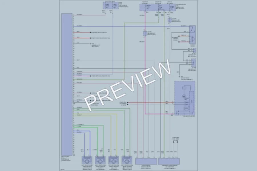 2007 Suzuki GrandVitara Anti Lock Brakes wiring diagram preview