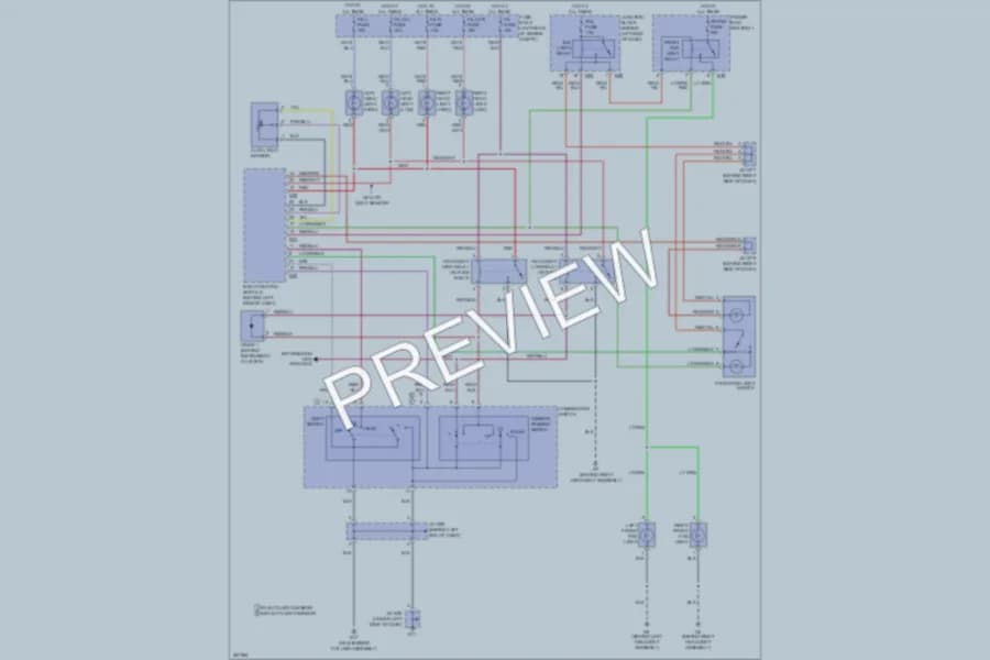 2007 Suzuki GrandVitara Headlights wiring diagram preview