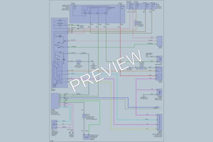 2007 Suzuki Reno Air Conditioning wiring diagram preview