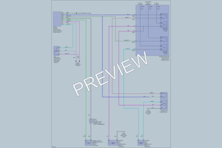 2007 Suzuki Reno Cooling Fan wiring diagram preview