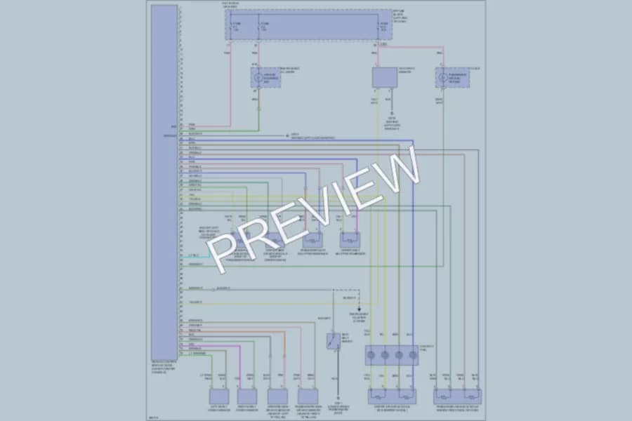 2007 Suzuki Reno Supplemental Restraints wiring diagram preview