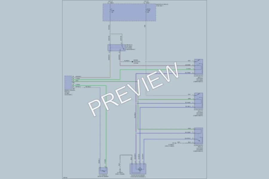 2007 Suzuki SX4 Cooling Fan wiring diagram preview
