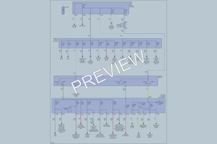 2007 Suzuki SX4 Power Distribution wiring diagram preview