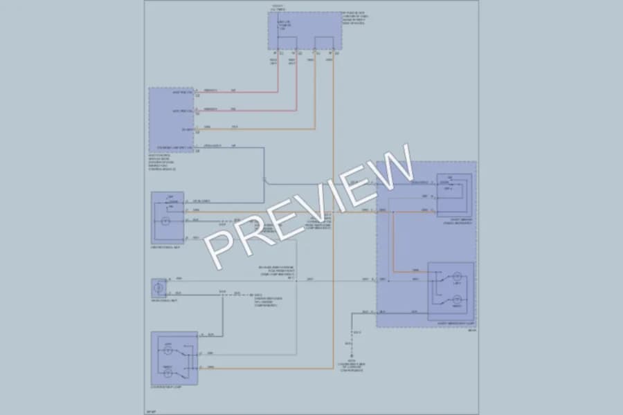 2007 Suzuki XL7 Interior Lights wiring diagram preview