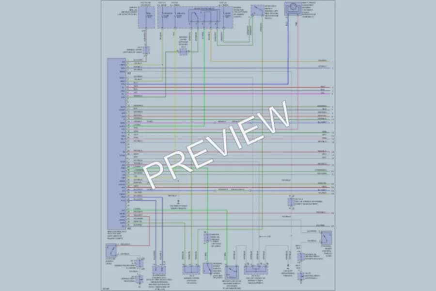 2007 Toyota 4Runner Anti Lock Brakes wiring diagram preview