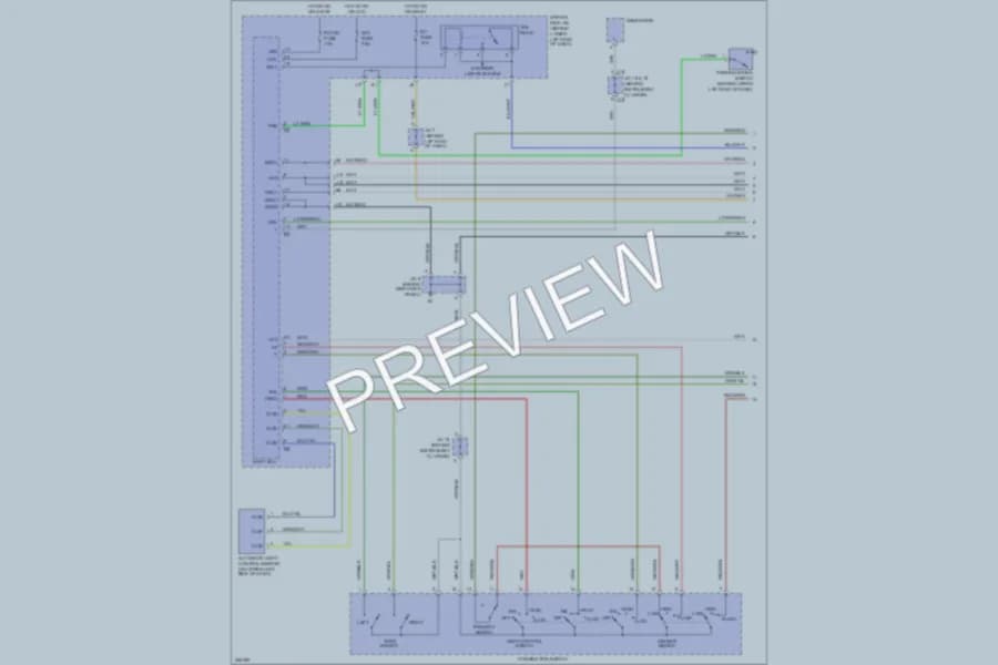 2007 Toyota 4Runner Headlights wiring diagram preview