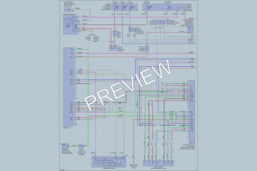 2007 Toyota 4Runner Radio wiring diagram preview