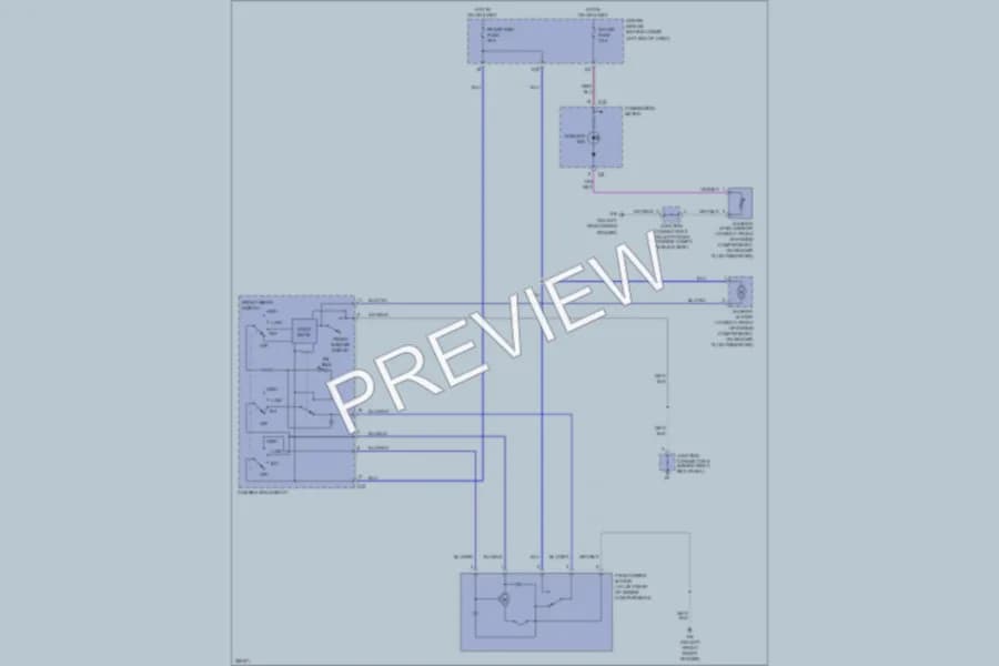 2007 Toyota 4Runner Wiper Washer wiring diagram preview