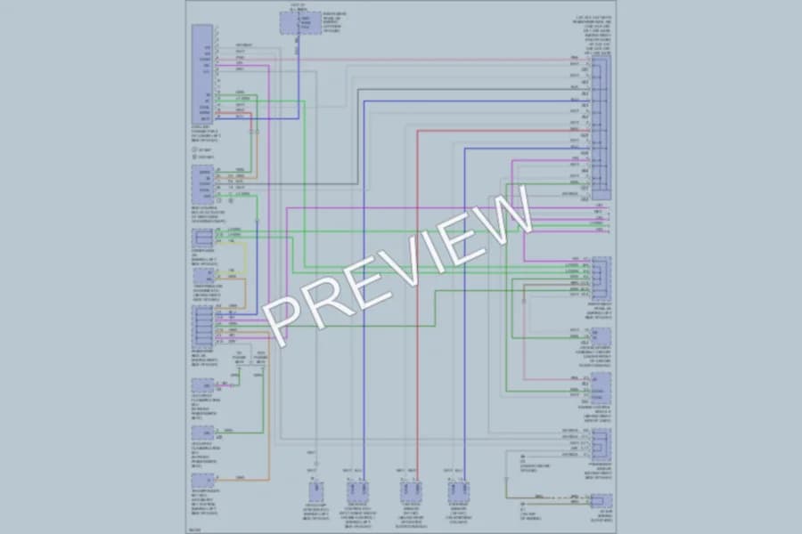 2007 Toyota Avalon Computer Data Lines wiring diagram preview