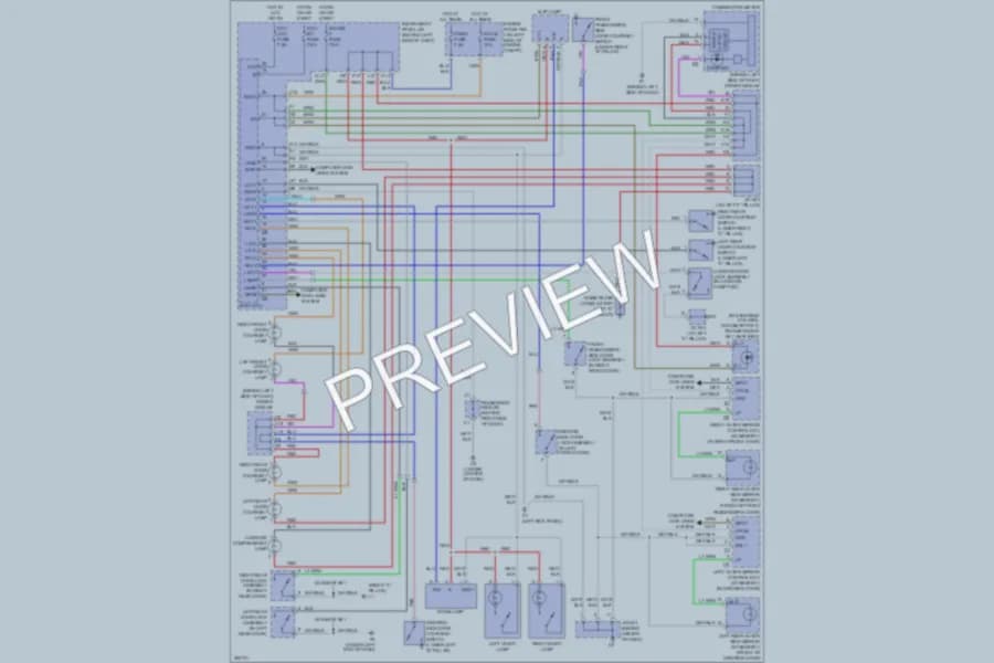 2007 Toyota Avalon Interior Lights wiring diagram preview