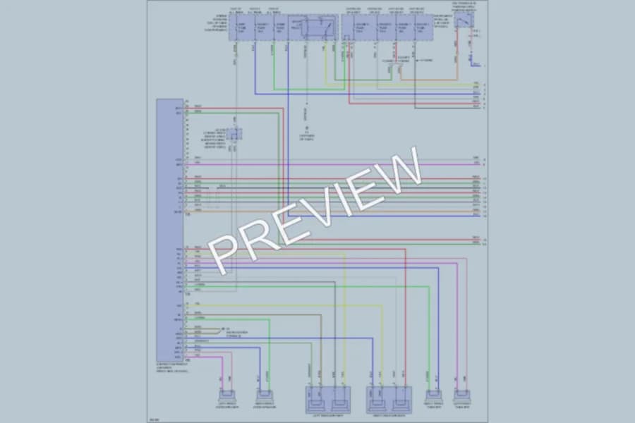 2007 Toyota Camry Navigation wiring diagram preview