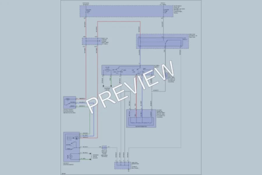 2007 Toyota Corolla Air Conditioning wiring diagram preview