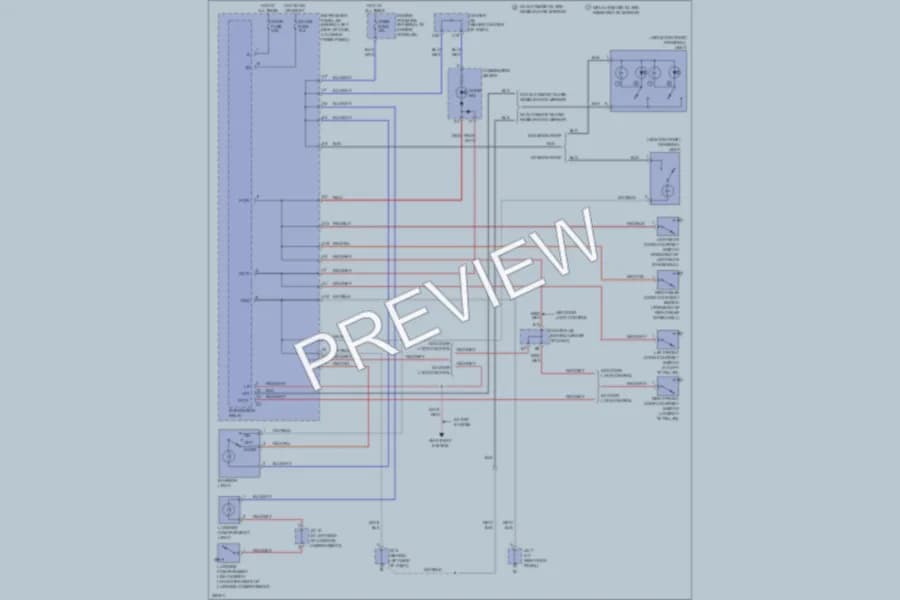 2007 Toyota Corolla Interior Lights wiring diagram preview