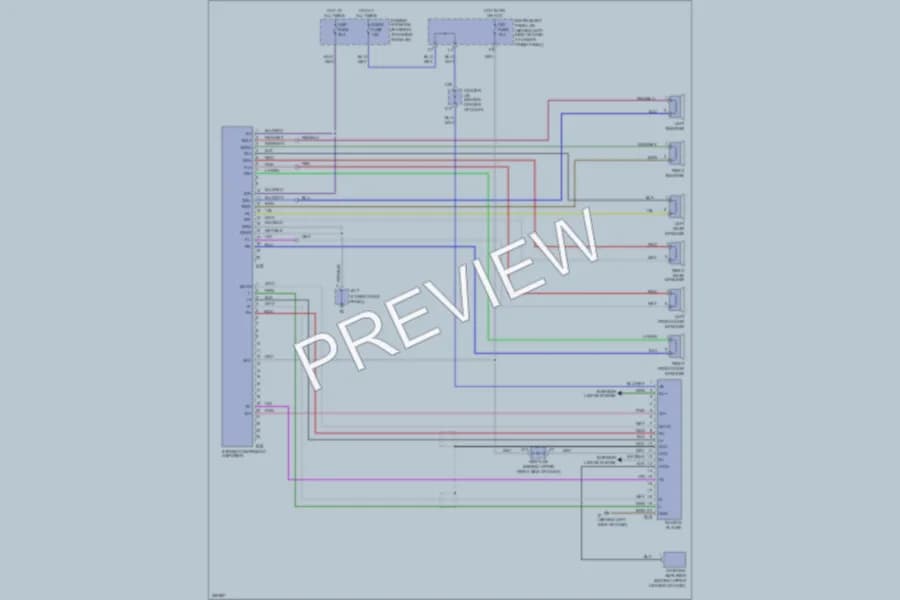 2007 Toyota Corolla Radio wiring diagram preview