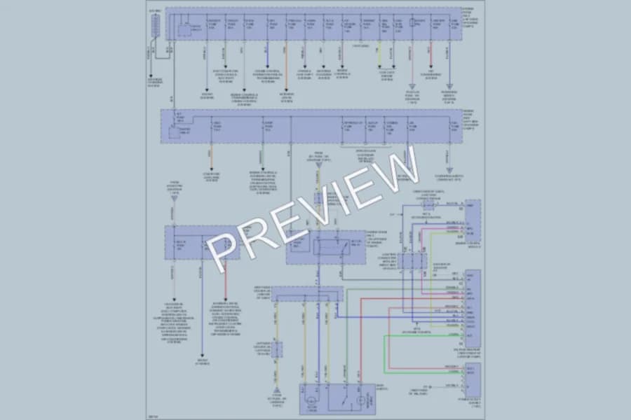 2007 Toyota FJCruiser Power Distribution wiring diagram preview