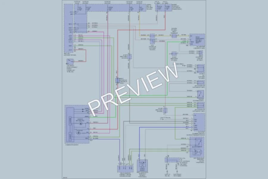 2007 Toyota FJCruiser Warning Systems wiring diagram preview
