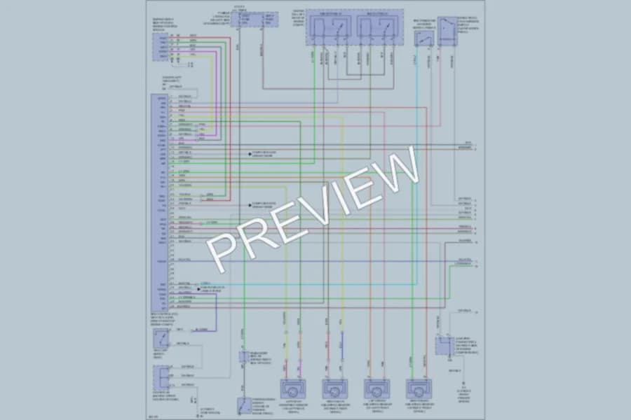 2007 Toyota Highlander Anti Lock Brakes wiring diagram preview