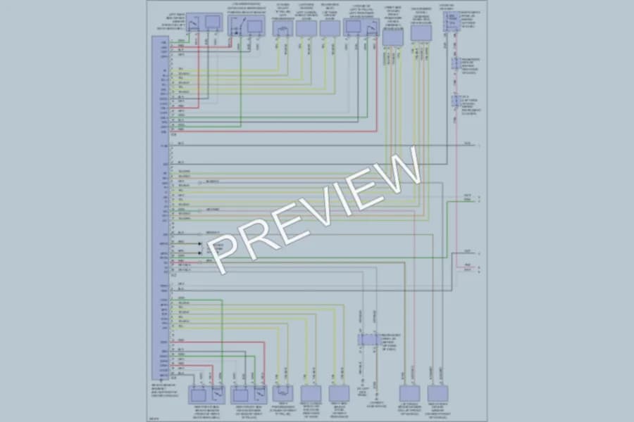 2007 Toyota Highlander Supplemental Restraints wiring diagram preview