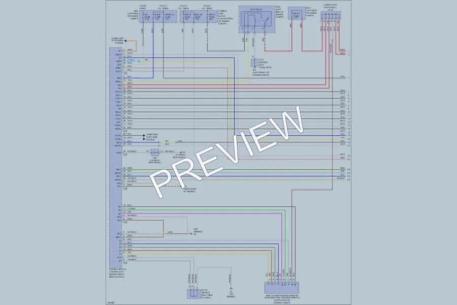 2007 Toyota Highlander Transmission wiring diagram preview