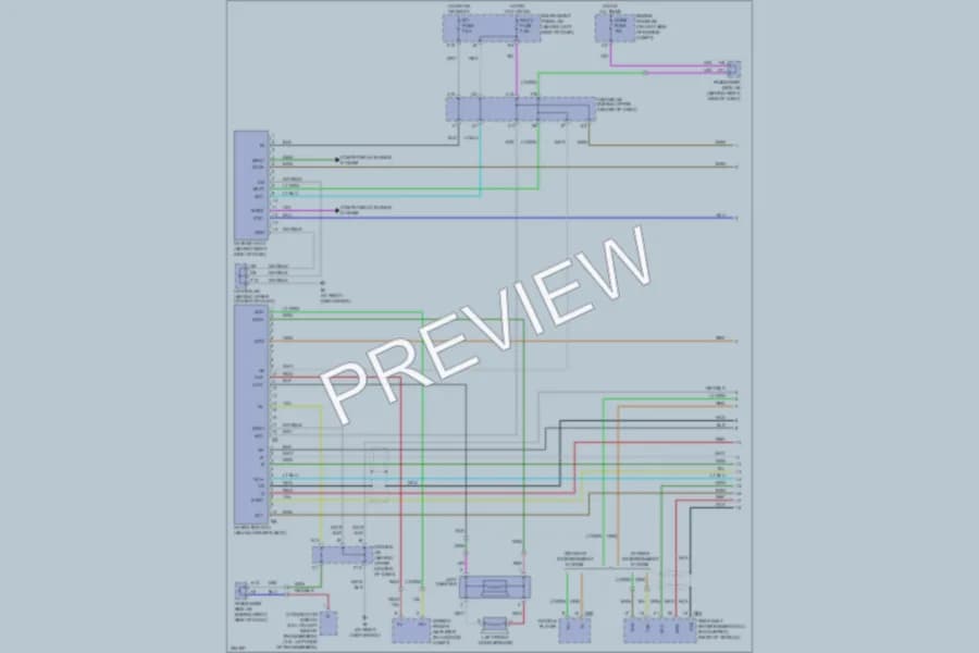 2007 Toyota HighlanderHybrid Navigation wiring diagram preview