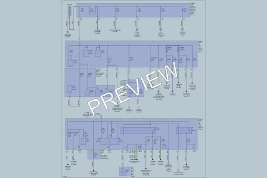 2007 Toyota LandCruiser Power Distribution wiring diagram preview