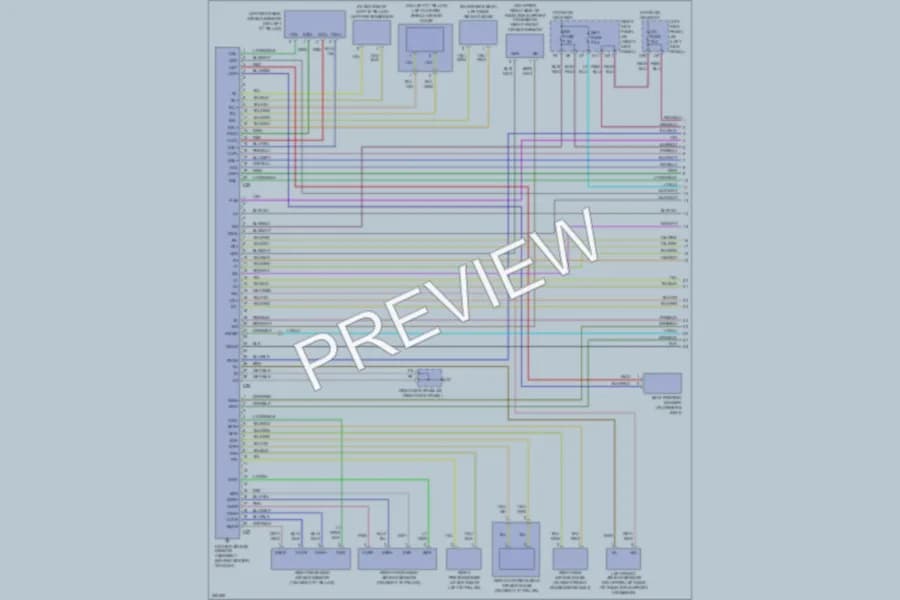 2007 Toyota LandCruiser Supplemental Restraints wiring diagram preview