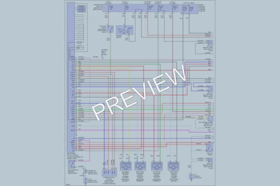 2007 Toyota Matrix Anti Lock Brakes wiring diagram preview