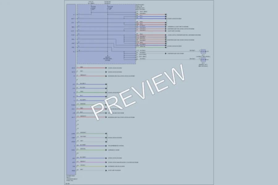 2007 Toyota Matrix Body Control Modules wiring diagram preview