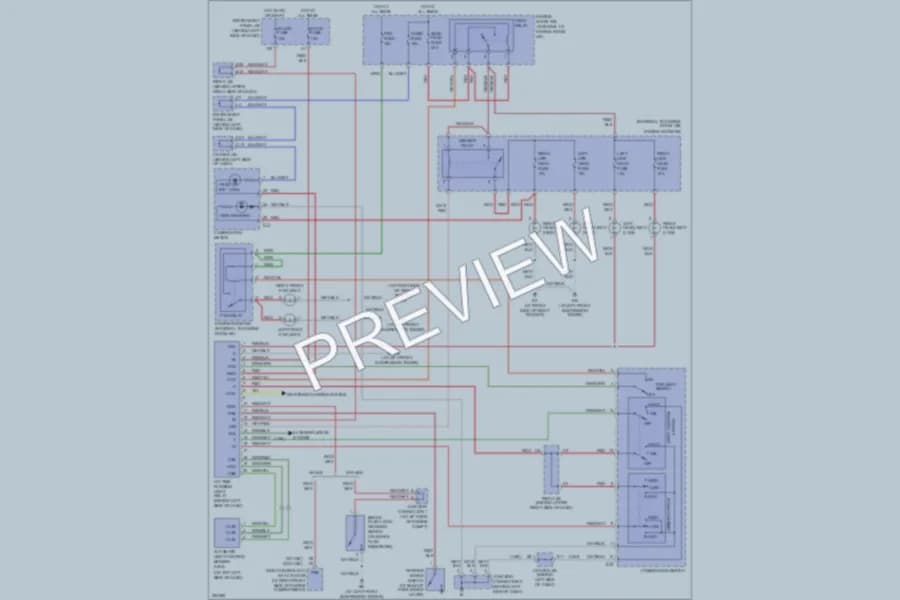 2007 Toyota Matrix Headlights wiring diagram preview