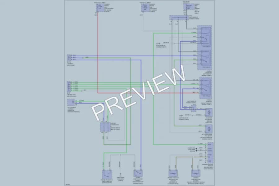 2007 Toyota Prius Cooling Fan wiring diagram preview