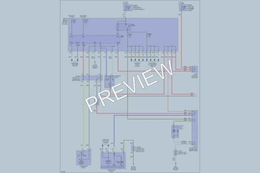 2007 Toyota Prius Interior Lights wiring diagram preview