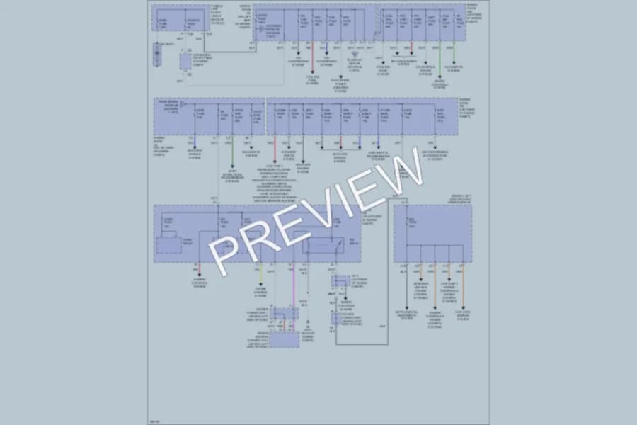 2007 Toyota Prius Power Distribution wiring diagram preview